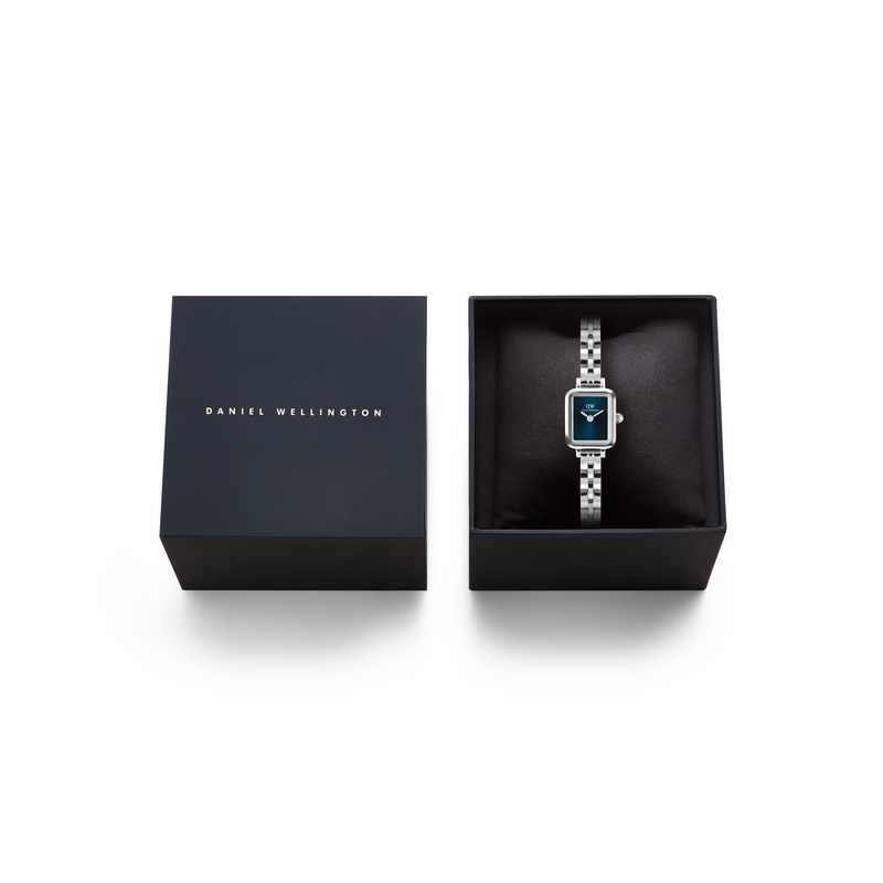 Daniel Wellington Petite & Quadro Mini Arch Blue Arctic Women's Watch DW00100846-zoom-