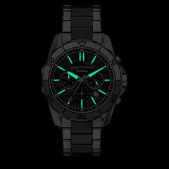 Armani Exchange Round Black Dial Watch AX1973