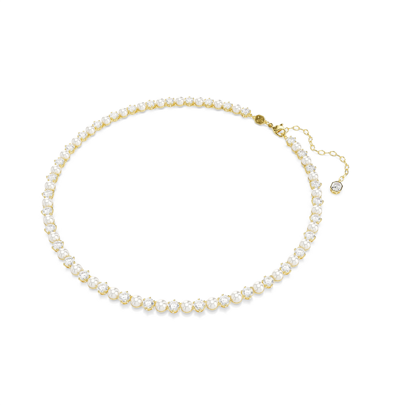 Swarovski Matrix Gold Plated Necklace 5742039-zoom-