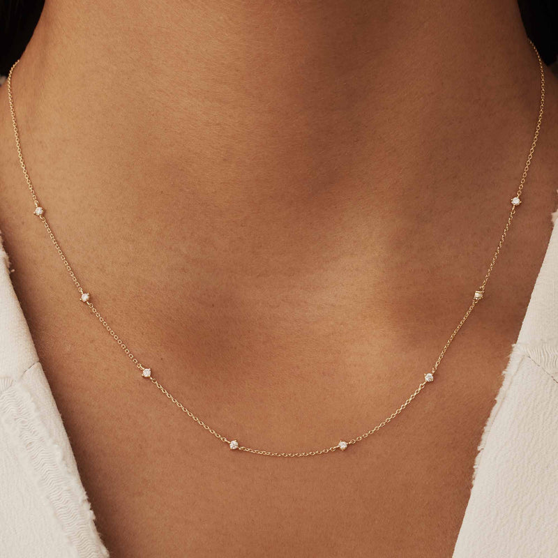 Isabel Bernard Rivoli Esmée 14 Karaat Gouden Collier IB340123-zoom-