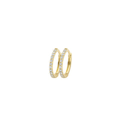 Blush Gold Hoop Earrings 7270YZI