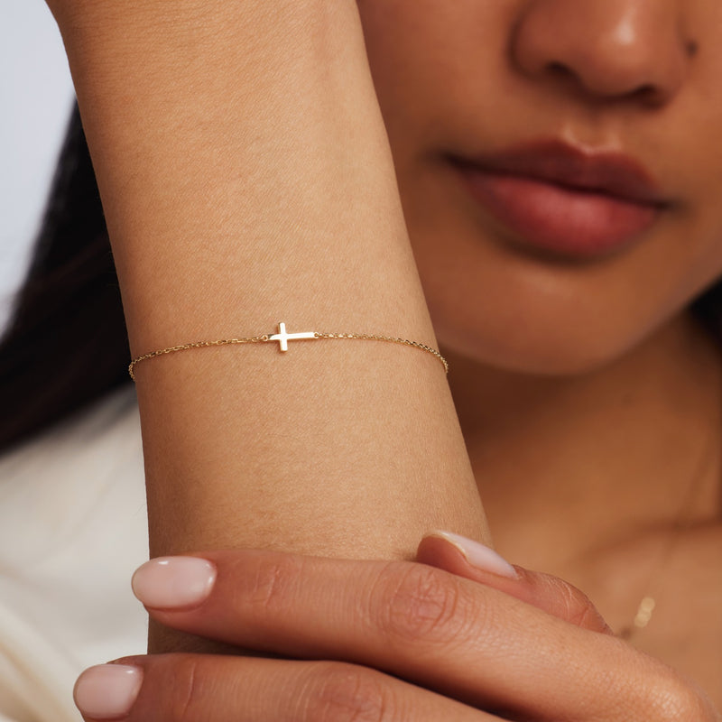 Isabel Bernard Monceau Solange 14 karaat gouden armband IB320064-zoom-