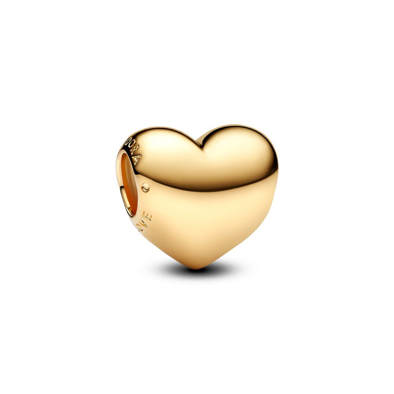 Pandora Moments 14 Karat Gold Plated Heart Charm 763439C00-zoom-