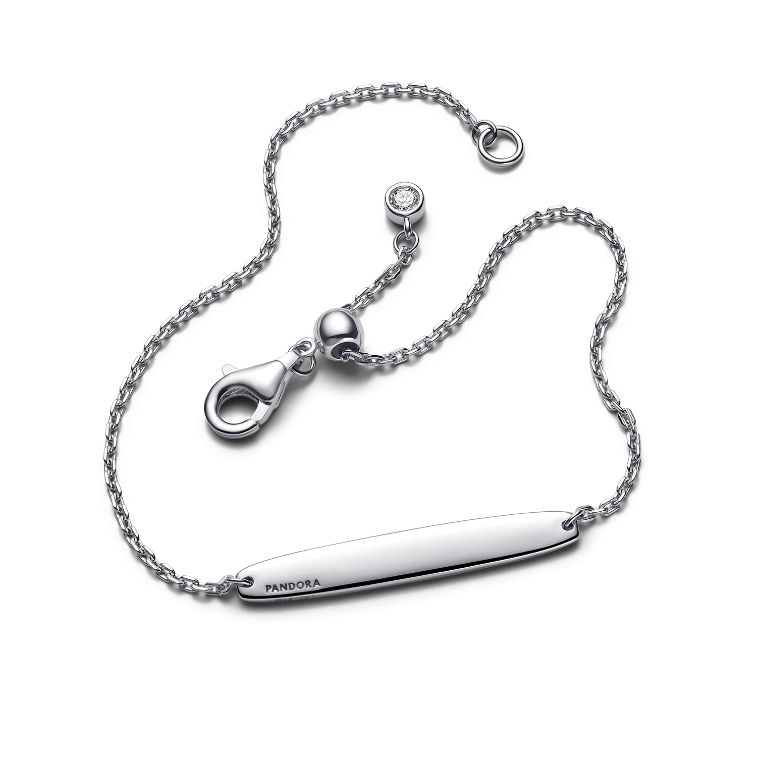 Pandora Moments 925 Sterling Silver Engravable Bracelet 594010C01-18