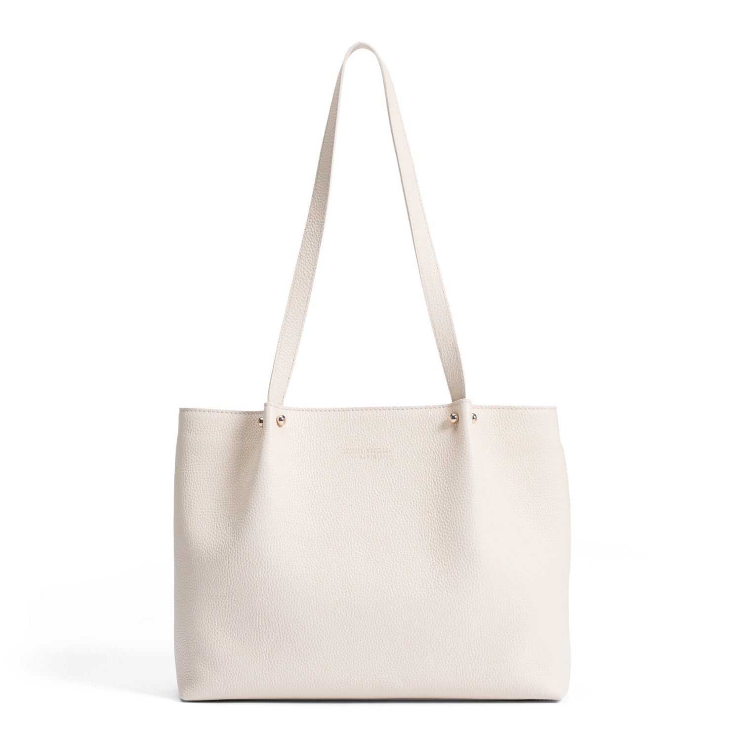 Isabel Bernard Honoré Nata Cream Leather Shopper of Calfskin Leather IB25086-070