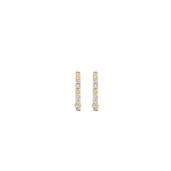 Blush Gold Hoop Earrings 7268YZI