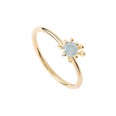 P D Paola Color 925 Sterling Silver Ring with Gold Plating AN01-C93-12