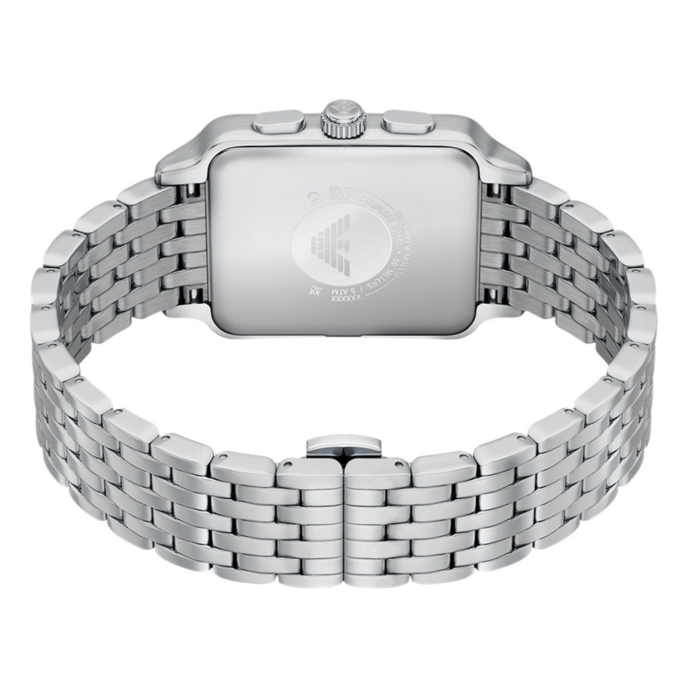 Emporio Armani Rectangular Blue Dial Watch AR11750