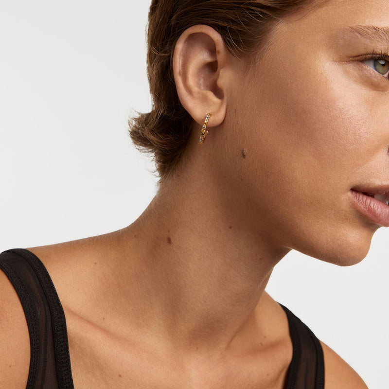 P D Paola Color 925 Sterling Silver Earrings with Gold Plating AR01-B96-U-zoom-