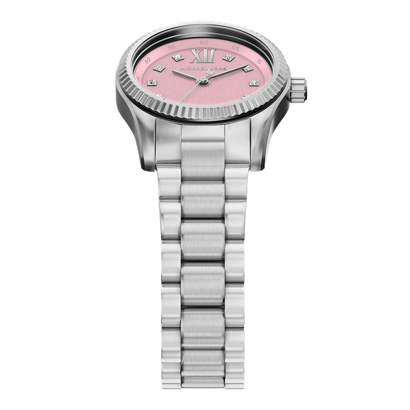 Michael Kors Lexington Round Pink Dial Watch MK4996-zoom-