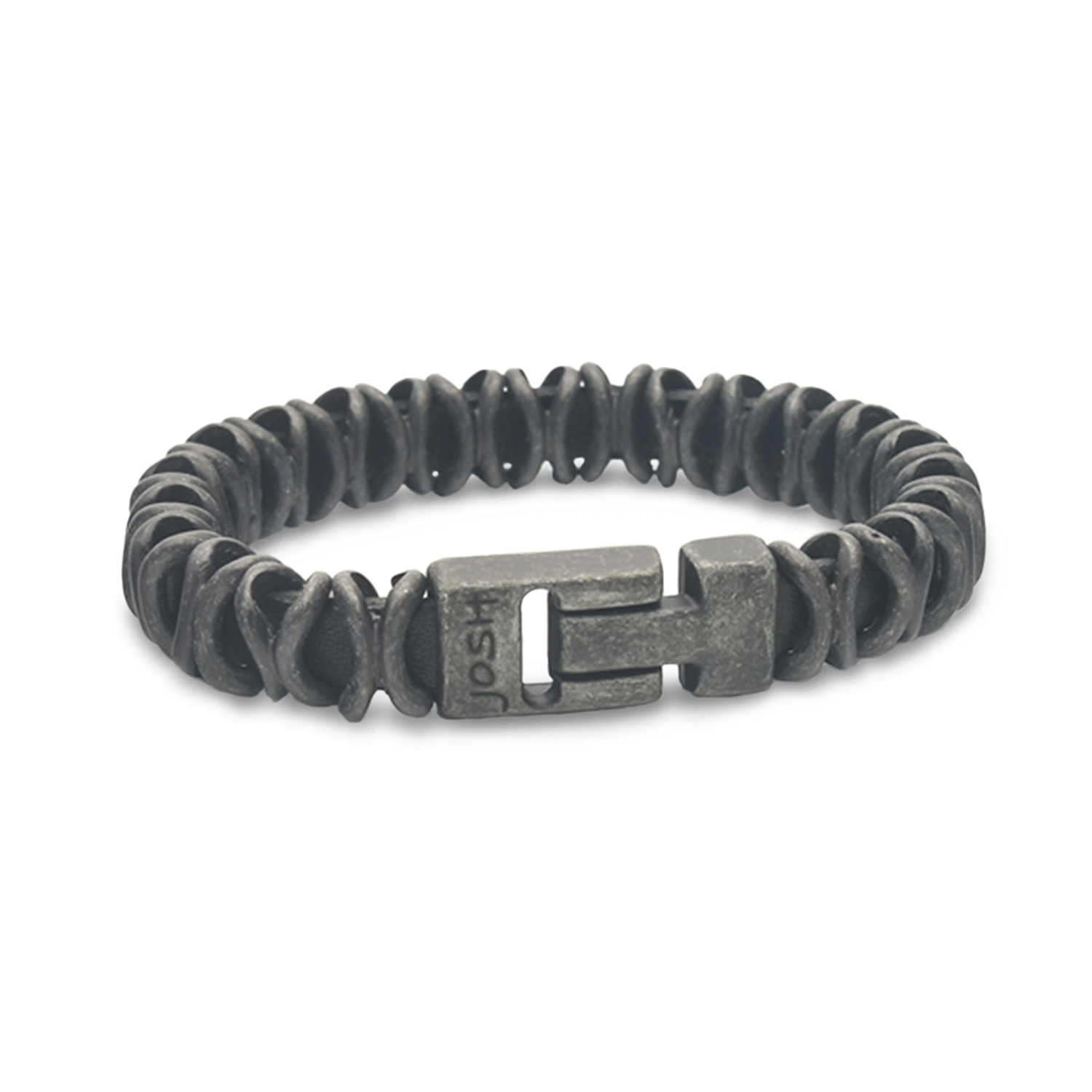 Josh Black Alloy Bracelet 03560VB/NCLR/LME