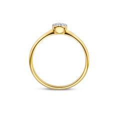 Isabel Bernard De la Paix Viviane 14 karat gold ring with diamond 0.11 carat IBD330037-50