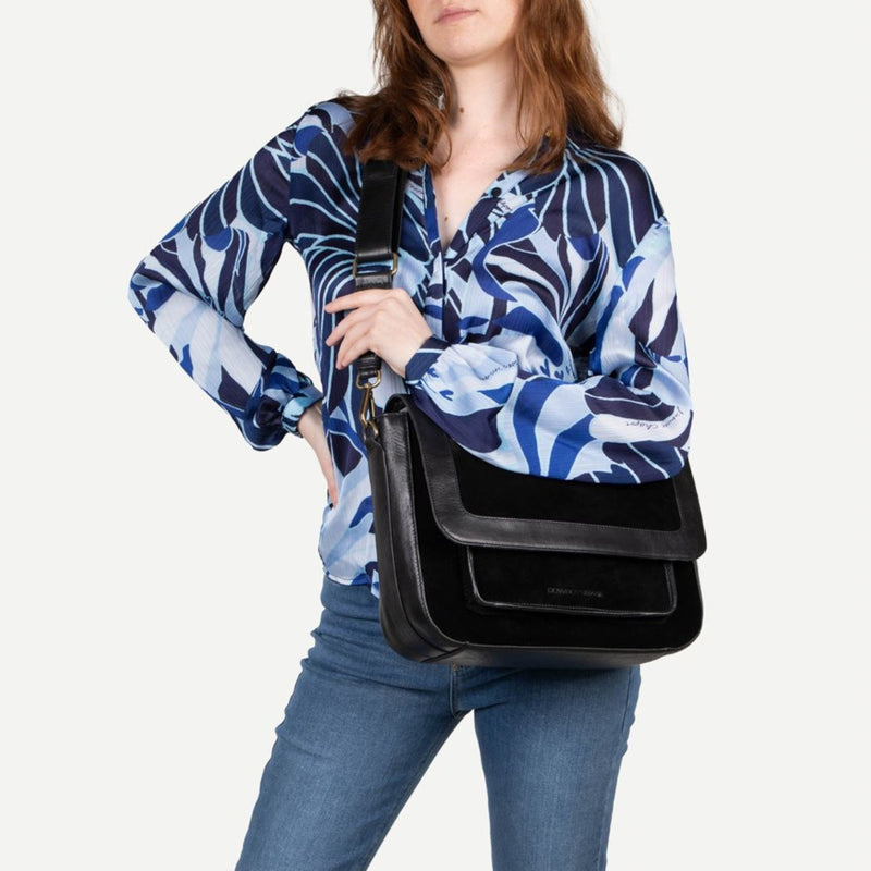 Cowboysbag Jarell Black Leather Crossbody bag 3449-000100-zoom-