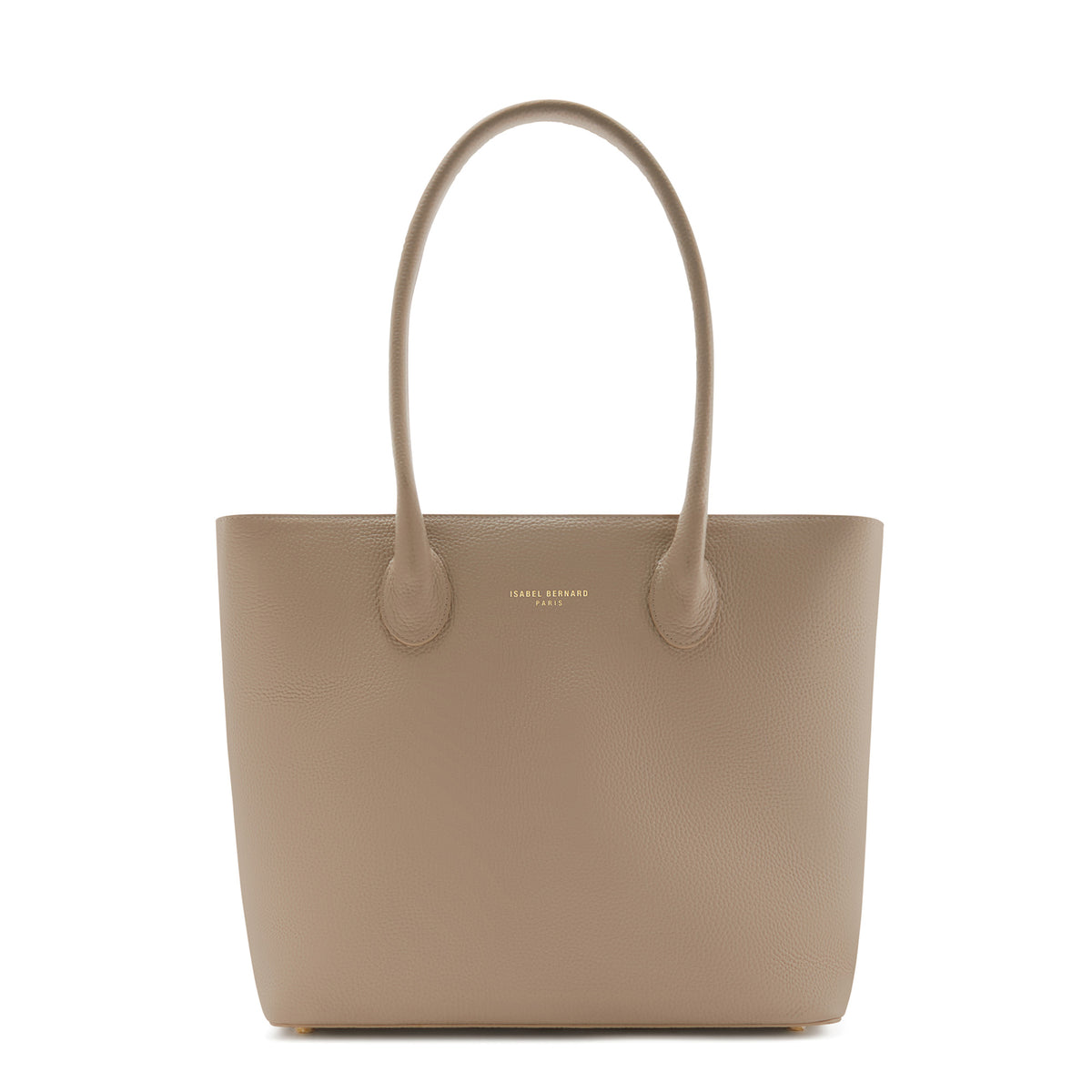 Isabel Bernard Honoré Lysanne Taupe Calfskin Shopper IB25023