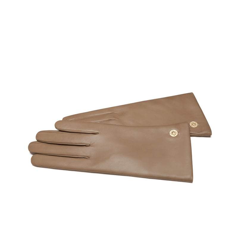 Isabel Bernard Honoré Eleanor Taupe goatskin Leren gloves IB67000-378-6.5-zoom-