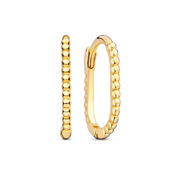 Beloro Jewels La Rinascente Elena 9 karat gold hoop earrings (10.5 mm) BO360070