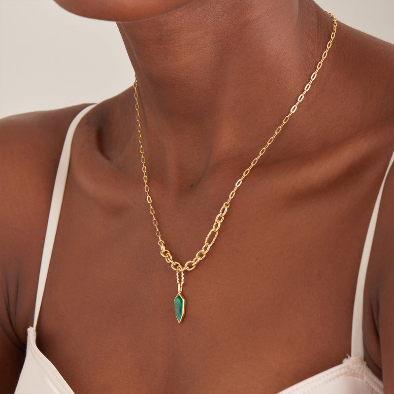 Ania Haie Second Nature 925 Sterling Zilveren Ketting 2002-AH-N042-01G-M-zoom-