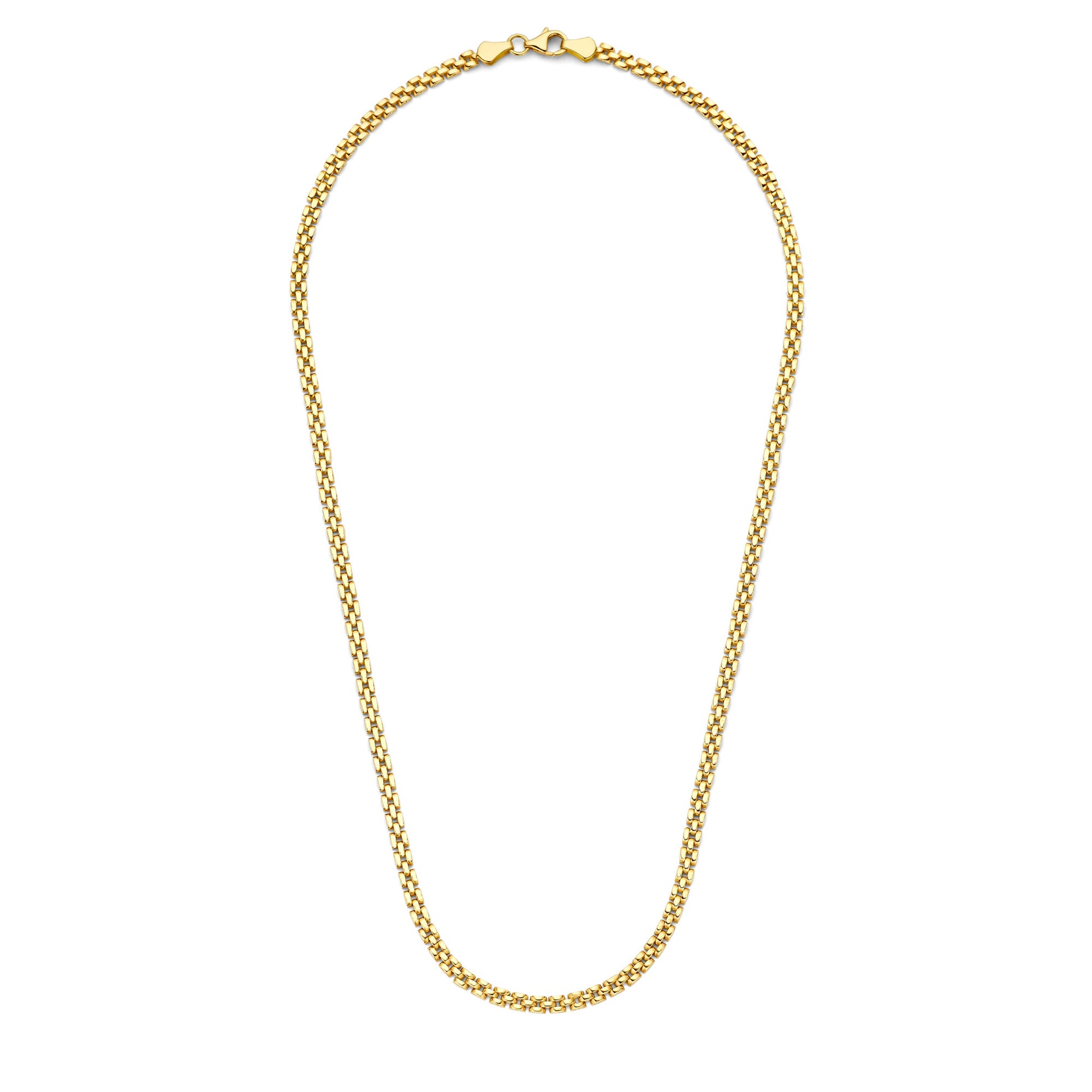 Isabel Bernard Aidee Rosine 14 Carat Golden Schakel Necklace IB340164