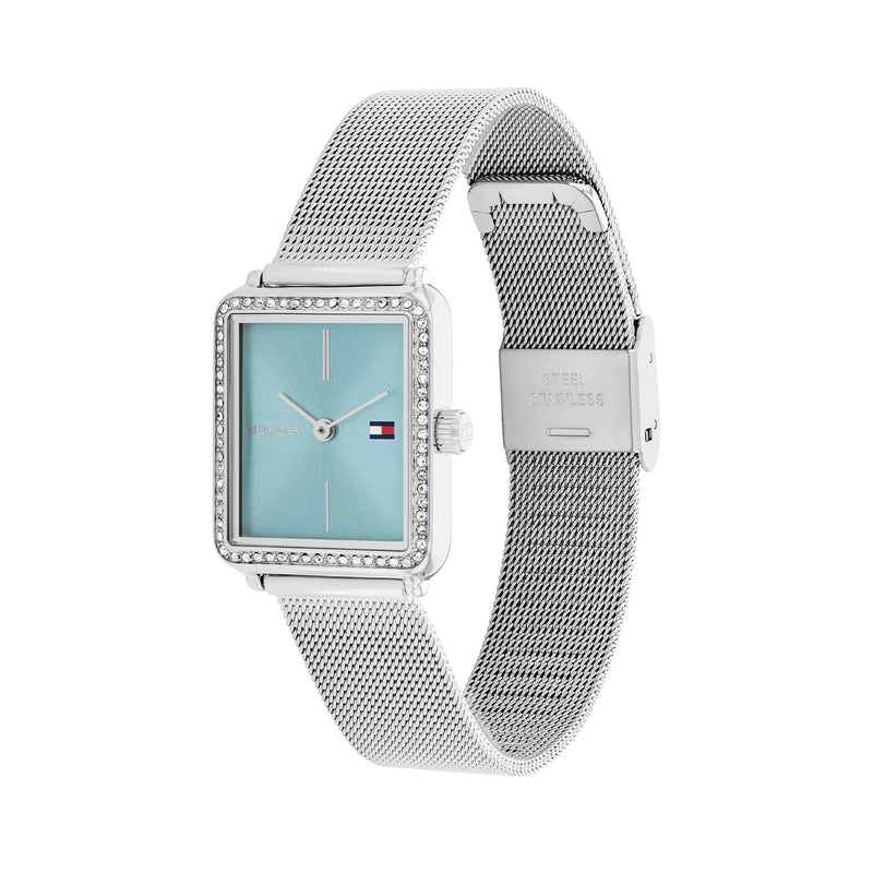 Tommy Hilfiger Tea Silver and Blue Women's Watch TH1782789-zoom-