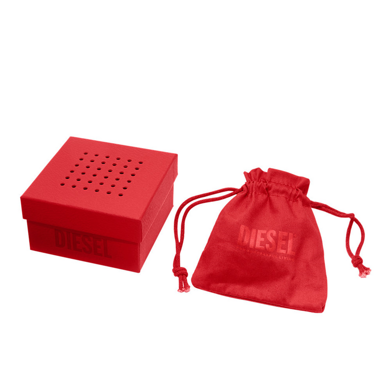 Diesel D Logo Silver Stainless Steel Necklace DX1624040-zoom-