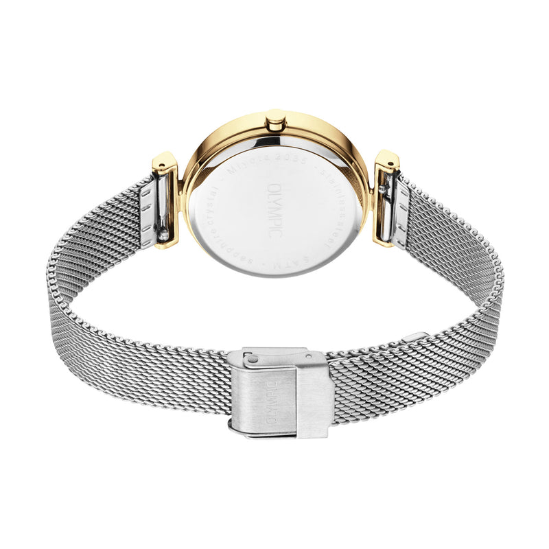 Olympic Horizon Goud en Zilver Dameshorloge OL90DDS001B-zoom-