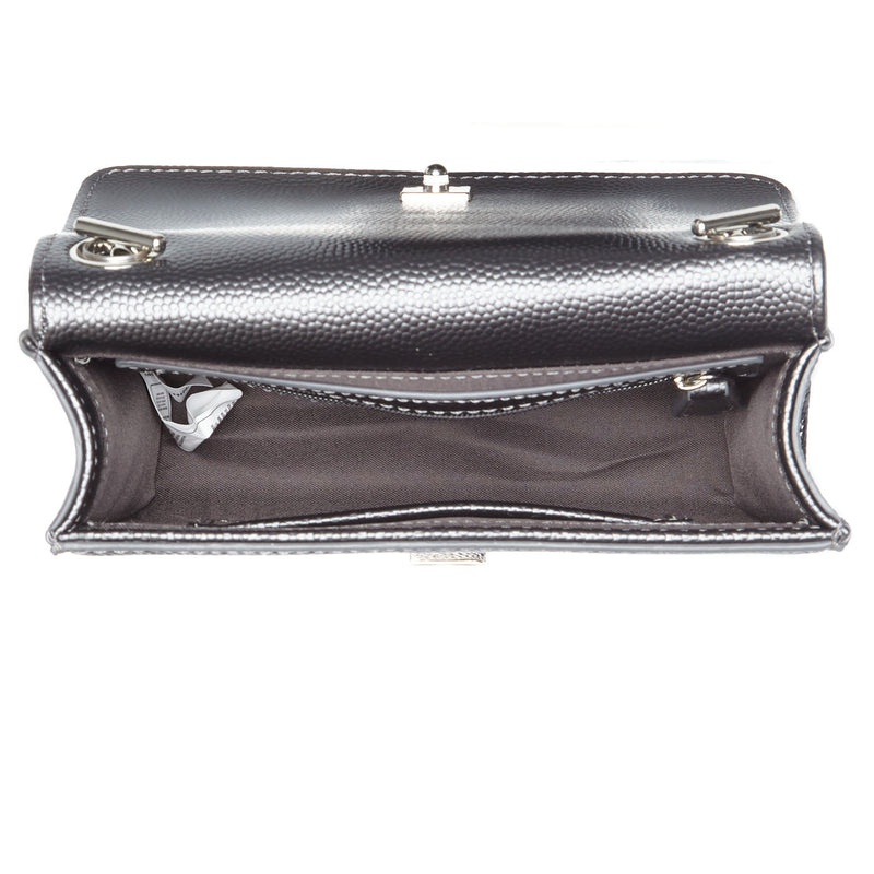 Valentino Bags Divina Grey Crossbody bag VBS1R403GCANNAFUCIL-zoom-