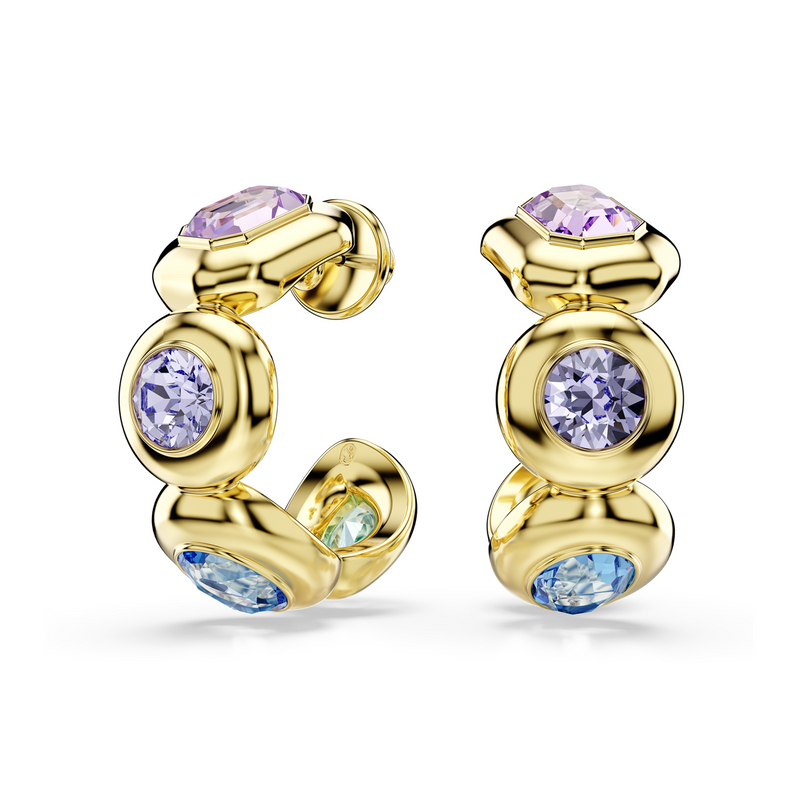 Swarovski Gema Gold Plated Earrings 5737444-zoom-