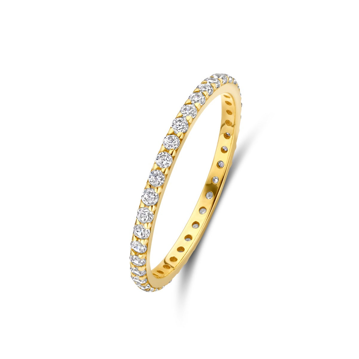 Beloro Jewels Monte Napoleone Stella 9 karat gold ring with zirconia BO330043-54