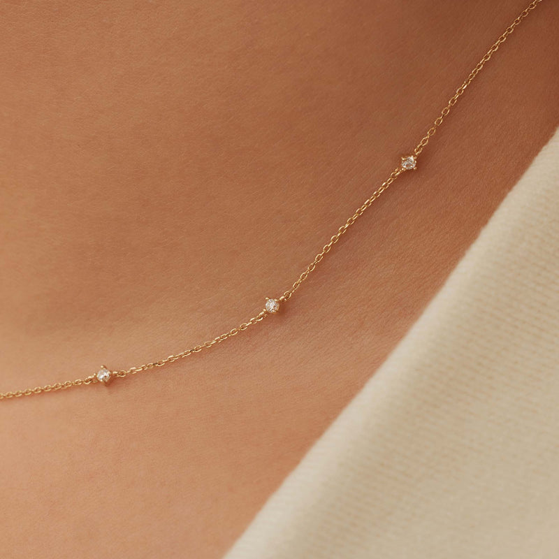 Isabel Bernard Rivoli Esmée 14 Karaat Gouden Collier IB340123-zoom-