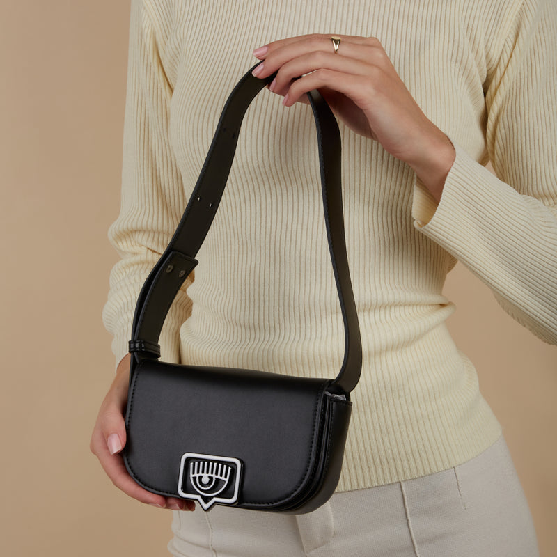 Chiara Ferragni Eyelike Black Shoulder Bag 75SB4BBB-ZS517-899-zoom-