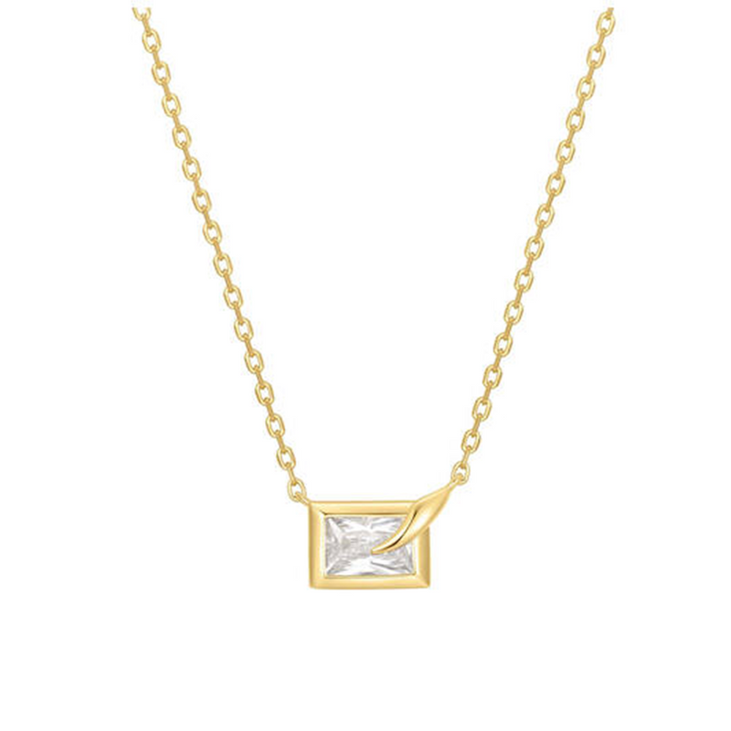 Ania Haie Reimaginer Gold Coloured Sparkling Necklace AH-N069-01G-zoom-