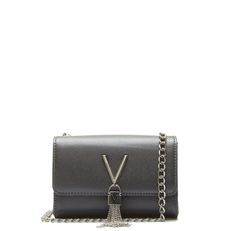 Valentino Bags Divina Grey Crossbody bag VBS1R403GCANNAFUCIL-zoom-