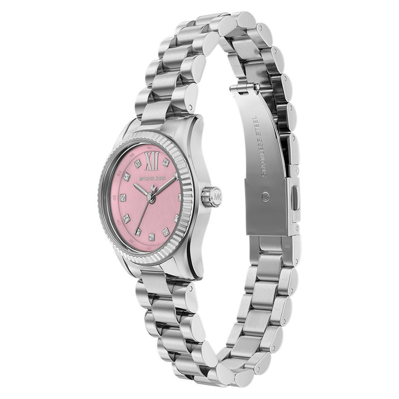 Michael Kors Lexington Round Pink Dial Watch MK4996-zoom-