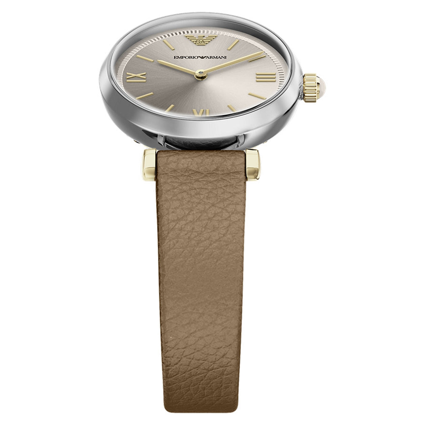 Emporio Armani Round Gold Dial Watch AR11770