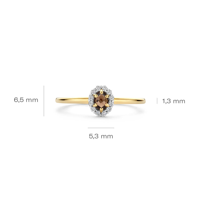 Blush 14 karat gold Ring 1258YSQ/54-zoom-