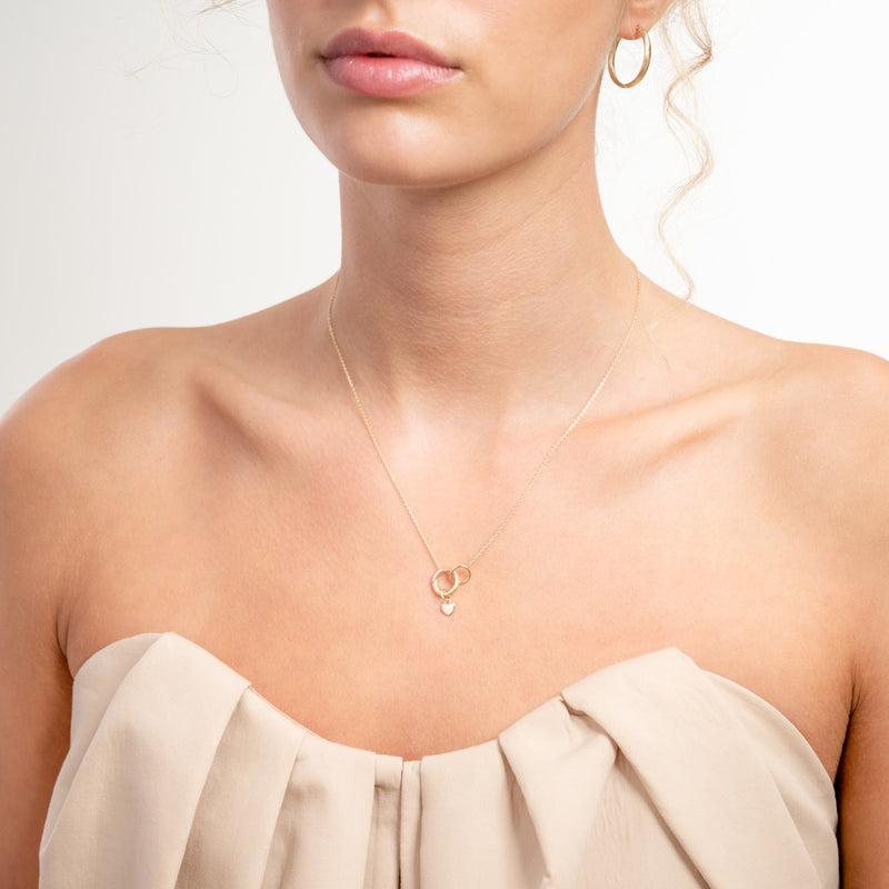 Isabel Bernard Le Marais Hart 14 karaat gouden bedel IB350056-zoom-