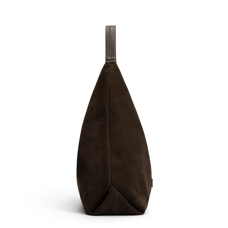 Isabel Bernard Honoré Grace donker bruine suède schoudertas IB25093-131-zoom-