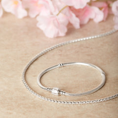 Pandora Marvel 925 Sterling Silver Snake Chain Bracelet 592561C01-17