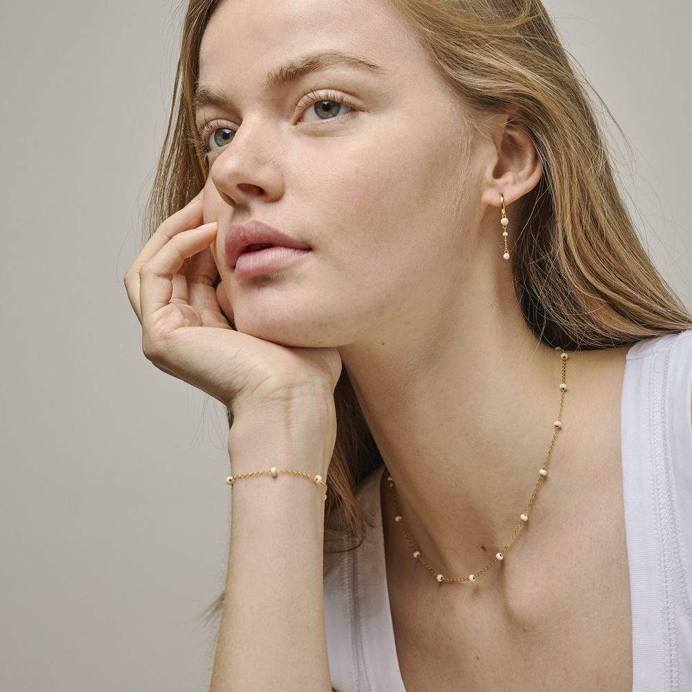 ENAMEL Copenhagen Lola Bold Gold Plated Recycled 925 Sterling Silver Necklace N137G-DY