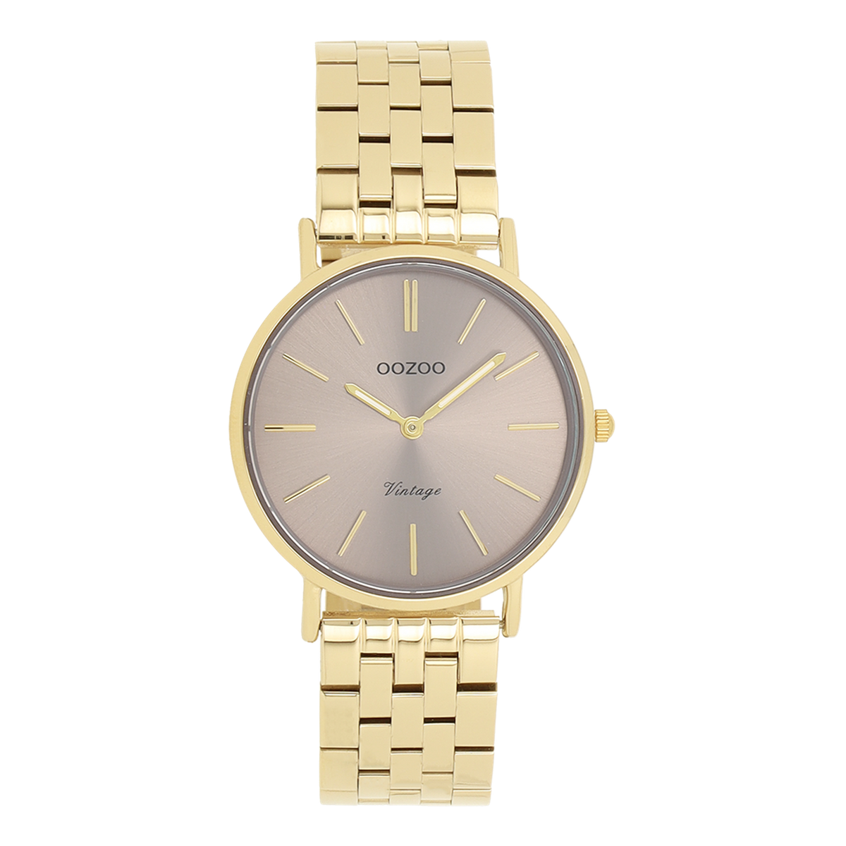 OOZOO Vintage Gold and Taupe Women's Watch C20408