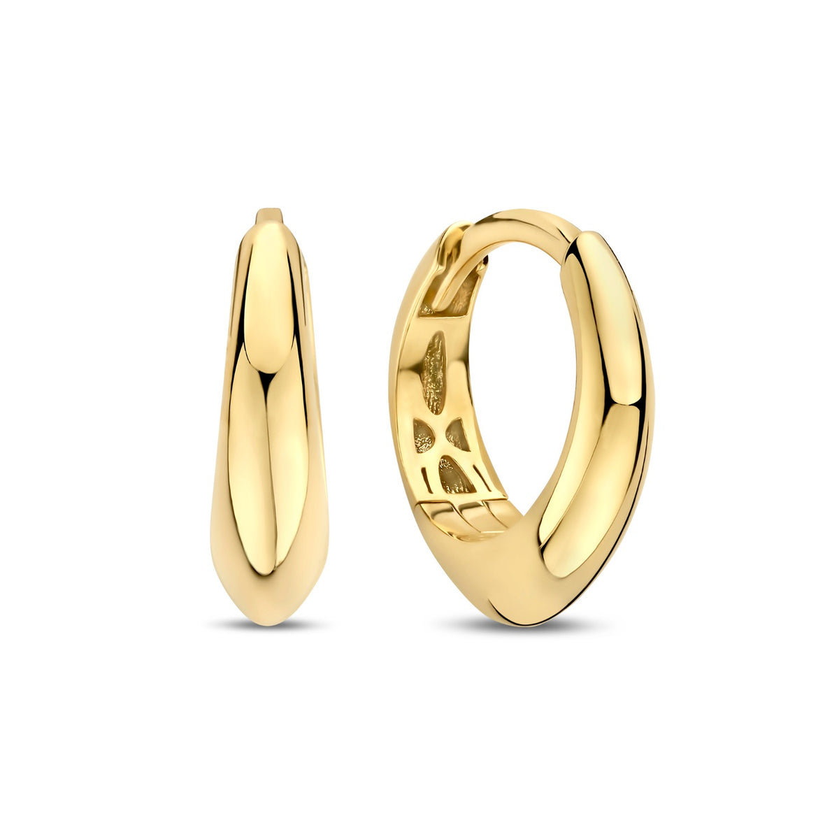 Isabel Bernard Rivoli Delene 14 karat gold hoop earrings IB360279