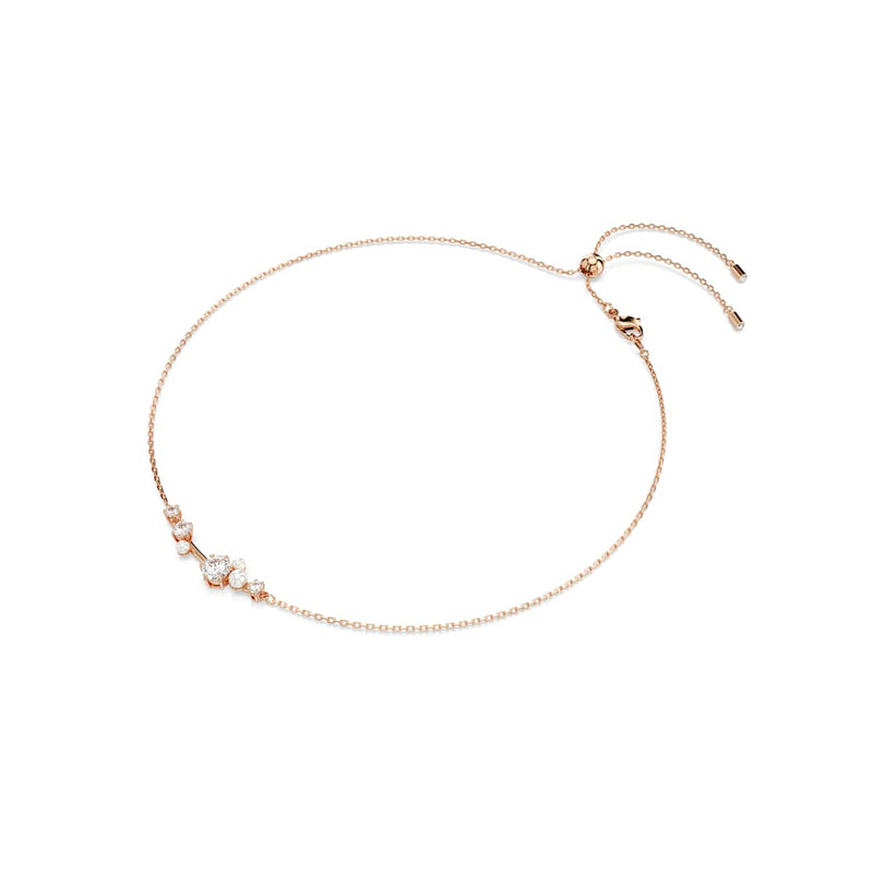 Swarovski Constella Rose Gold Coloured Necklace 5729504-zoom-