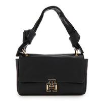 Tommy Hilfiger Pushlock Black Shoulder Bag AW0AW15685BDS