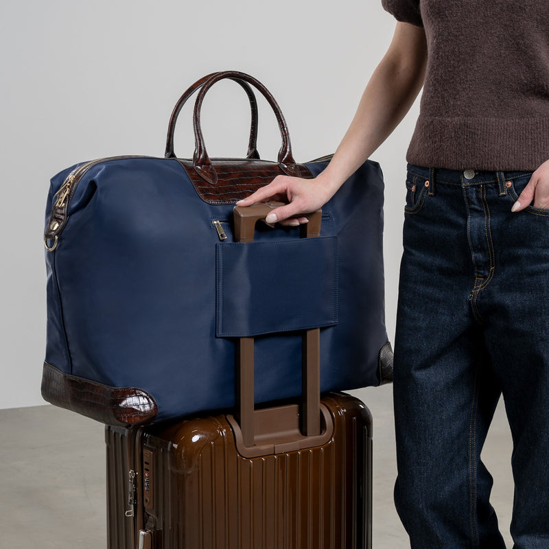 Isabel Bernard Du Louvre Colette Blauwe Weekendtas Groot (69L) IB20003-942-zoom-