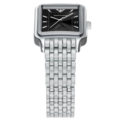 Emporio Armani Rectangular Black Dial Watch AR11755
