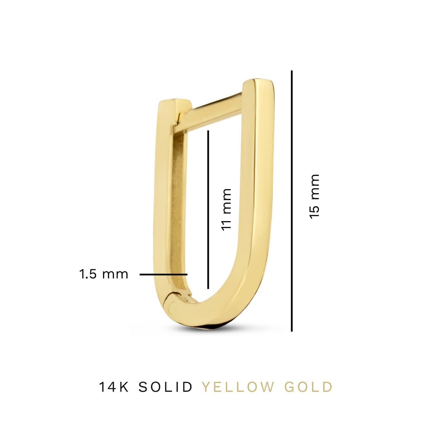 Isabel Bernard Rivoli Aimée 14 Carat Golden Drop earrings IB360239