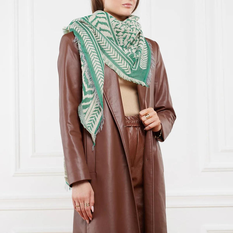 Lala Berlin Beige Wool Scarf 2001-A0386500-zoom-