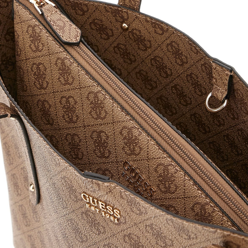 Guess Brenton Latte Logo Tote Bag HWLG96-48230-LTL-zoom-
