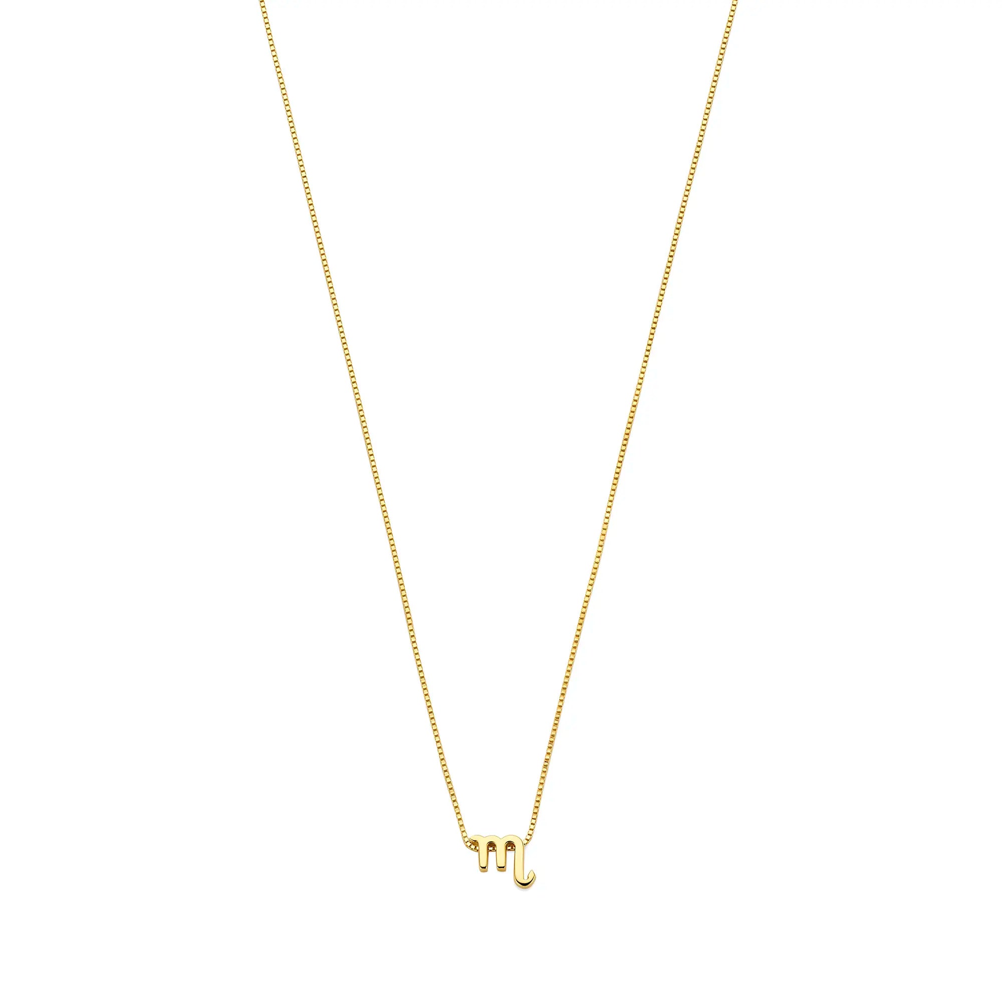 Isabel Bernard Étoiles d’Or Scorpio 14 Carat Gold Venetian Necklace With Horoscope IB340185