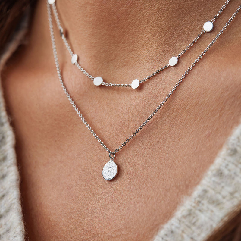 Violet Hamden Luna 925 Sterling Zilveren Choker met Manen VH15002-zoom-